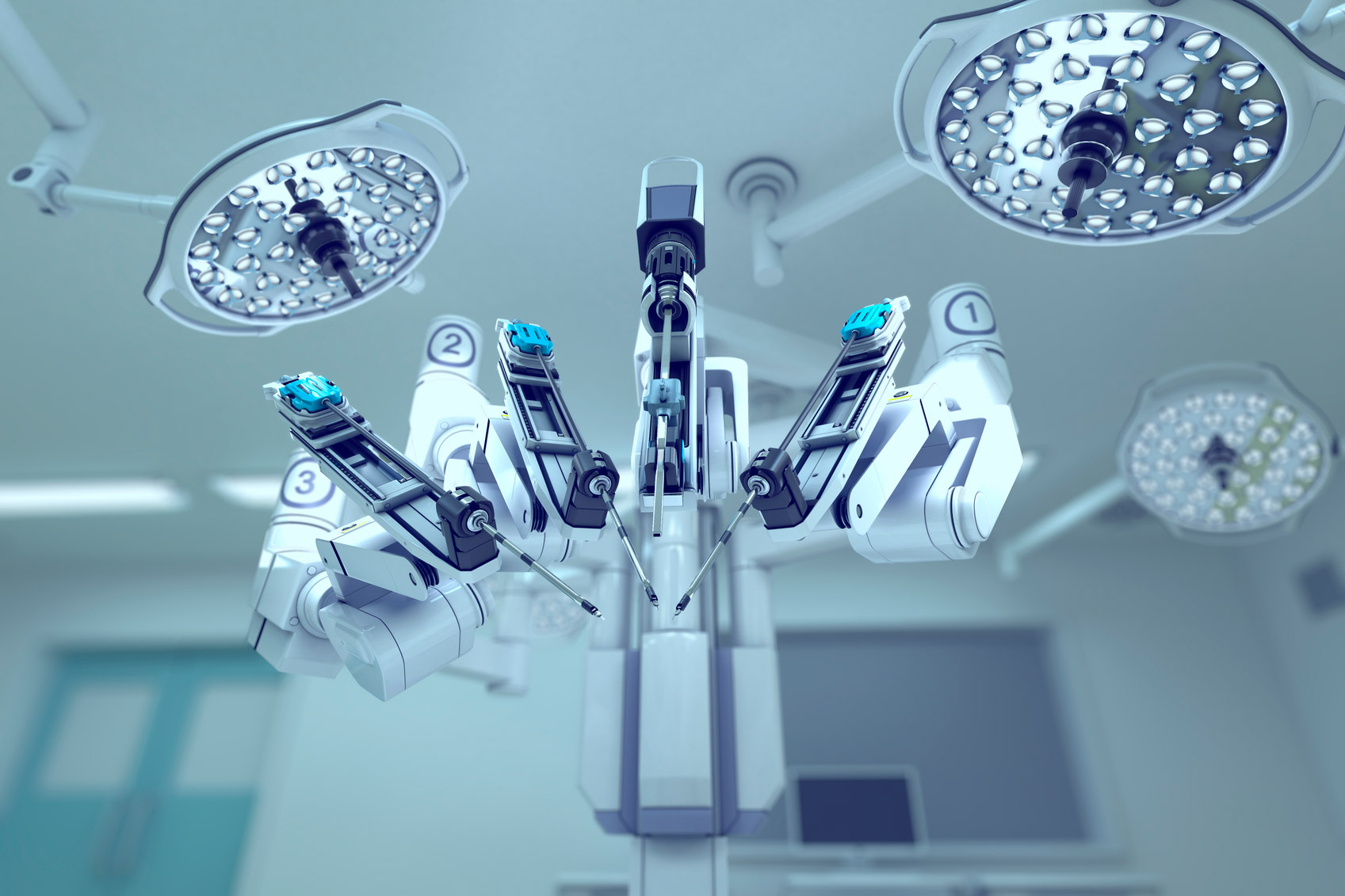 Bracci del robot chirurgico Da Vinci